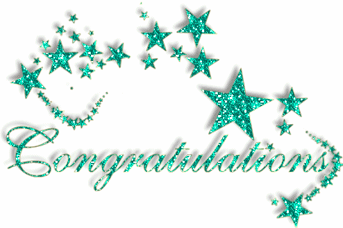 Glowing Congratulations Graphic