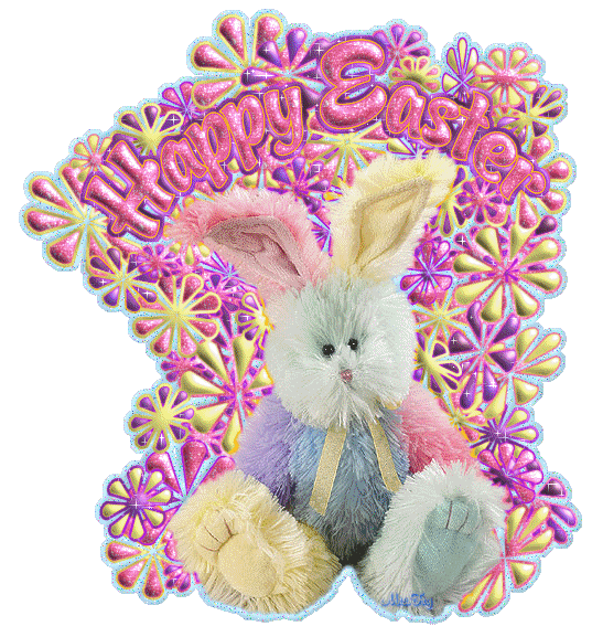 Charming Happy Easter glitter