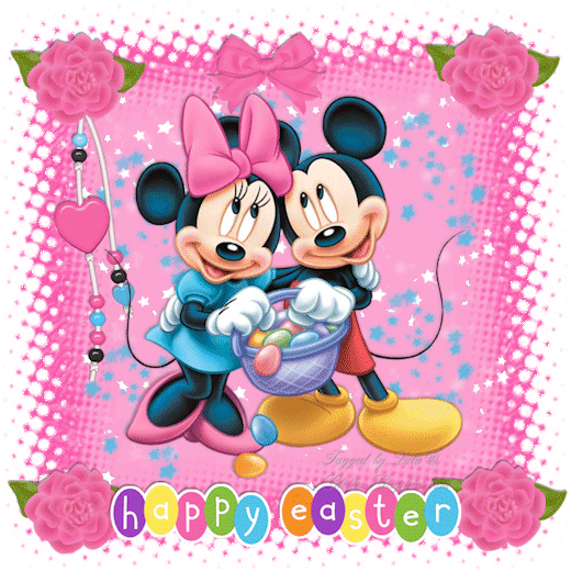 Happy Easter Mickey and Minnie