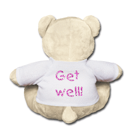 Get Well Teddy Graphic