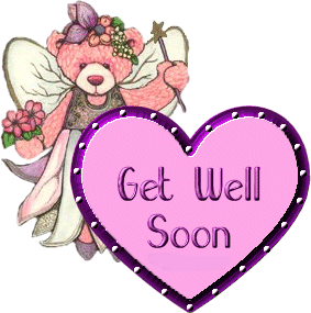 Angelic Bear Get Well Soon