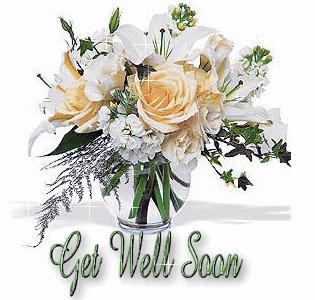 Get Well Soon White Flowers