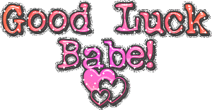 Good Luck Babe Graphic