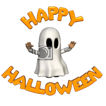 Happy Halloween ghost dance