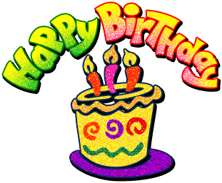 Happy Birthday Colourful Cake