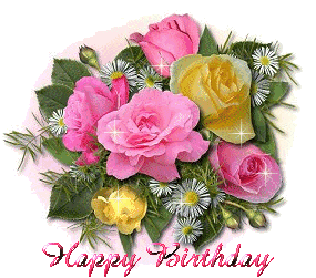 Happy Birthday Twinkling Rose Bouquet