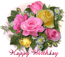 Happy Birthday Twinkling Rose Bouquet