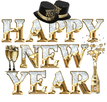 Happy New Year Champagne