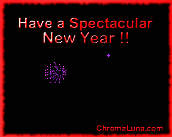 Have a spectacular New Year