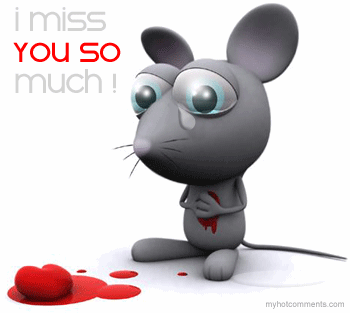 I Miss You so much! mouse