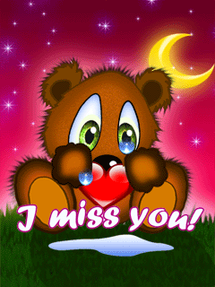I Miss You! teddy