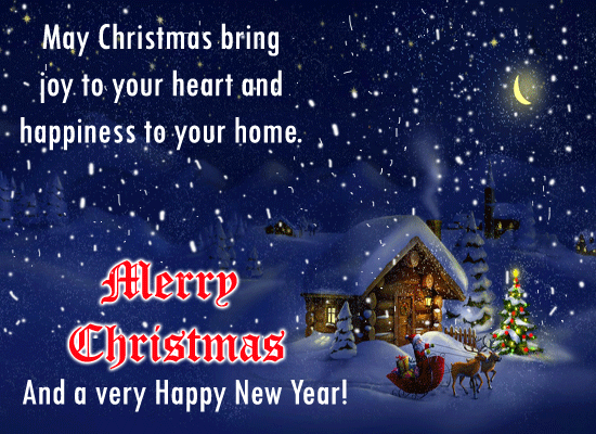 May Christmas bring joy to your heart