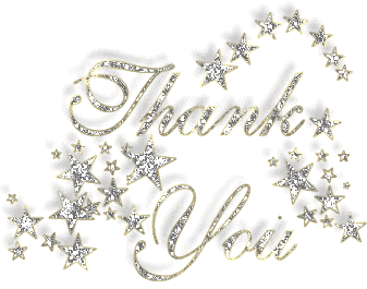 Thank You silver glitter