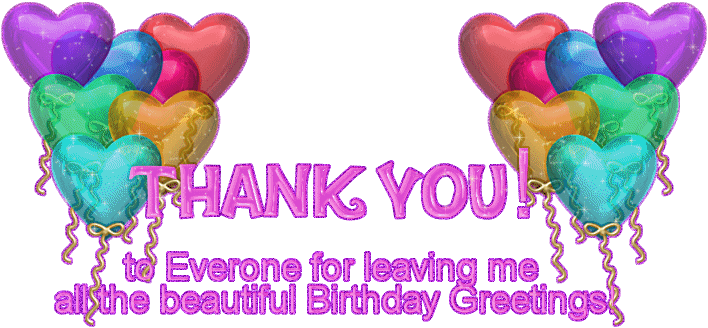 Thank You For Birthday Greetings