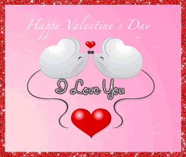 Happy Valentine's Day romantic graphic