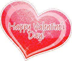 Happy Valentine's Day! heart graphic