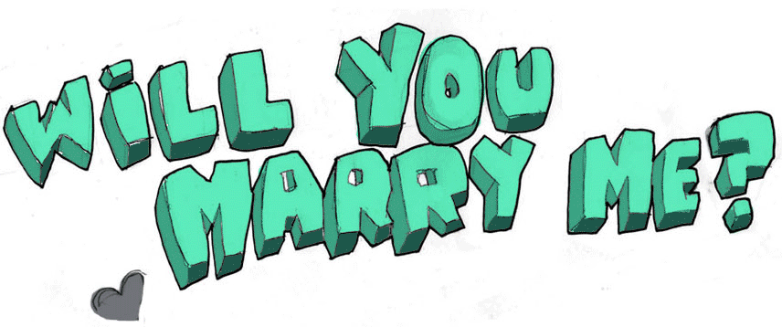 Will You Marry Me? Animated Picture
