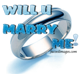 Will U Marry Me! ring glitter scrap orkut