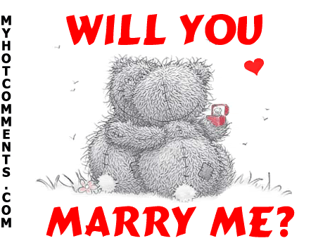 Will You Marry Me? i love you