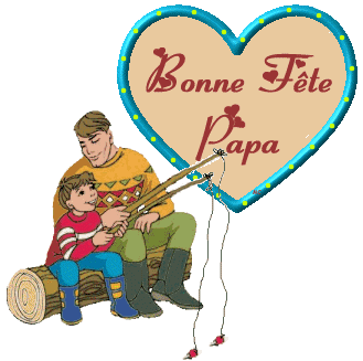 Bonne Fête Papa duo père fils