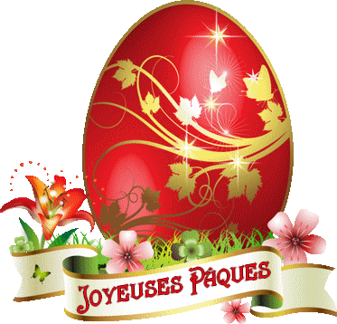 Oeuf de Pâques brillant