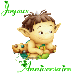 Joyeux Anniversaire avec un elfe