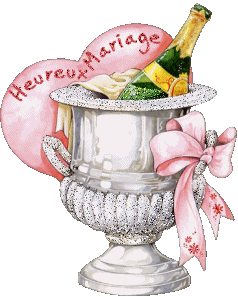 Heureux Mariage scintillant