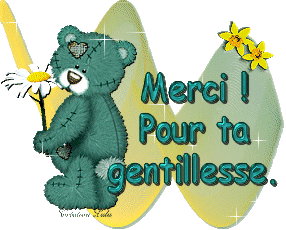 Merci! Pour ta gentillesse