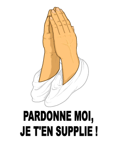 Pardonne-moi Je t'en supplie!