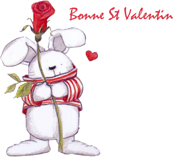 Bonne St-Valentin avec un lapin