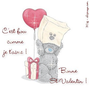 Bonne St-Valentin fou d'amour